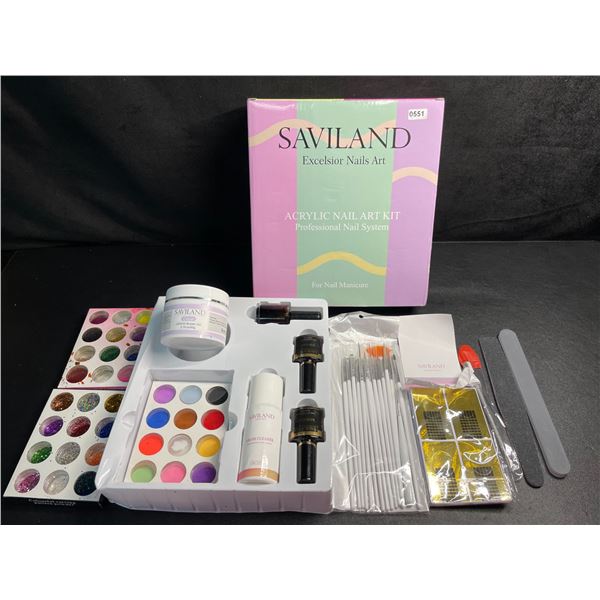 Saviland Acrylic Nail Art Kit - Professional Nail System with Nail Art Accessories - Brand New!