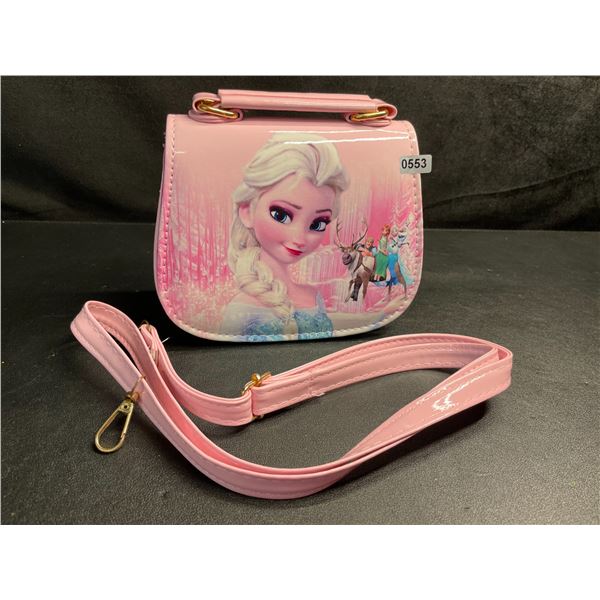 Disney Frozen Girls Crossbody Purse/Bag - Pink - New