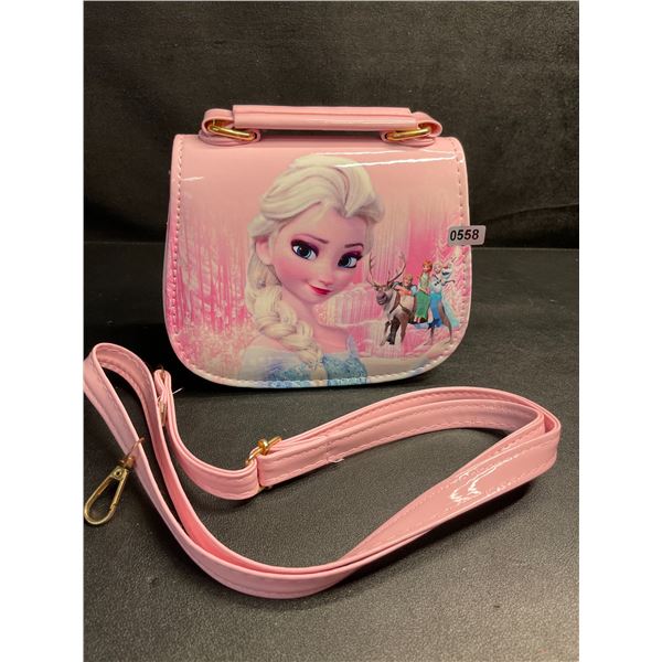 Disney Frozen Girls Crossbody Purse/Bag - Pink - New