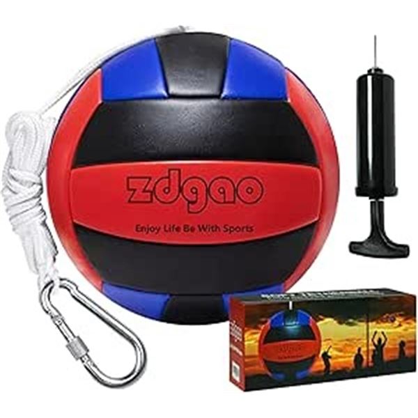 1 Soft Tetherball Ball with Rope and Pump - Brand New