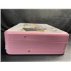 Image 5 : 1 Metal Cash Box/Money Lock Box with Key - Pink - Portable Money Box - New Sealed
