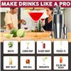 Image 6 : Cresimo Cocktail Shaker Set (24oz) Mixology Bartender 3PC Kit; Stainless Steel Drink Shaker - New