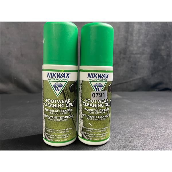 Lot of 2 NIKWAX Footwear Cleaning Gel (125ml) Technical Cleaner for Footwear - New