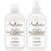 Image 1 : Shea Moisture 100% Virgin Coconut Oil Daily Hydration Shampoo + Conditioner Set (384ml) - New
