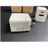 Image 4 : Lot of 2 2-Packs of USB-C Charging Blocks (4 Blocks Total) 20W PD   18W Quick Chargers - New