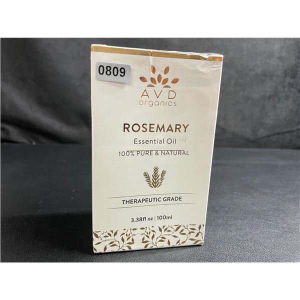 AVD Organics Rosemary Essential Oil (100ml) 100% Pure & Natural; Therapeutic Grade - New