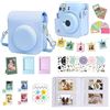 Image 1 : 1 Fujifilm Instax Mini 12 Instant Camera Case + Album & Assorted Accessories Set (Pastel Blue) - New