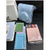 Image 3 : 1 Fujifilm Instax Mini 12 Instant Camera Case + Album & Accessories Set (Pastel Blue) - New
