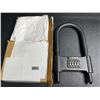 Image 2 : 1 Heavy-Duty 4-Digit Combination Padlock (U-Shape) Adjustable Shackle; 8.46" Lock - New