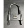Image 3 : 1 Heavy-Duty 4-Digit Combination Padlock (U-Shape) Adjustable Shackle; 8.46" Lock - New