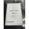 Image 2 : 5 Packs of Hair Nets (144PCS Each) - Black - 24 Inch - New