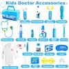 Image 2 : 1 Doctor Set for Kids with Storage Case - Blue - New Sealed