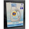 Image 1 : Tide Ultra Concentrated Free & Gentle Eco-Box Liquid Laundry Detergent - 3.1L/96 Loads - New