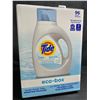 Image 1 : Tide Ultra Concentrated Free & Gentle Eco-Box Liquid Laundry Detergent - 3.1L/96 Loads - New