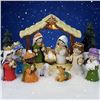 Image 1 : 13PC Nativity Set/Christmas Story Set with LED Light - Tabletop Nativity Figurine Set - New Sealed