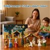 Image 4 : 13PC Nativity Set/Christmas Story Set with LED Light - Tabletop Nativity Figurine Set - New Sealed