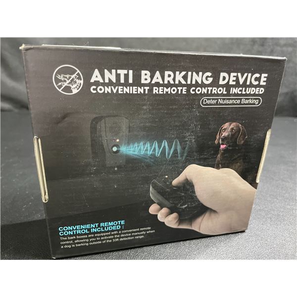 QueenMew Anti-Barking Device (Deters Nuisance Barking); 600FT Remote Control Distance - New