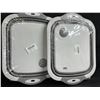 Image 3 : Lot of 2 Collapsible Multi-Function Cutting Boards with Built-In Strainer/Basket - New