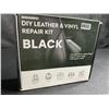 Image 1 : 1 DIY Leather & Vinyl Repair Kit (Black) For Furniture, Car Seats, Jackets, Purses, etc. - Brand New