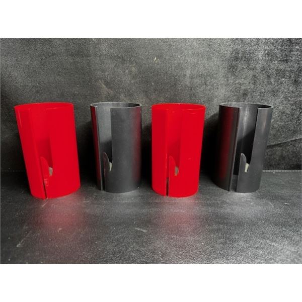 Lot of 4 Sliding Wrapping Paper Cutters/Gift Wrap Cutting Tools (2x 2-Packs) - New