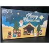 Image 4 : 13PC Nativity Set/Christmas Story Set with LED Light - Tabletop Nativity Figurine Set - New Sealed