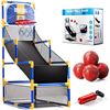 Image 1 : 1 Kids Arcade Basketball Game Set with 4 Balls and Air Pump - For Indoors/Outdoors - NEW!