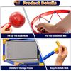 Image 6 : 1 Kids Arcade Basketball Game Set with 4 Balls and Air Pump - For Indoors/Outdoors - NEW!