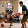 Image 9 : 1 Kids Arcade Basketball Game Set with 4 Balls and Air Pump - For Indoors/Outdoors - NEW!