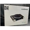 Image 2 : Cusimax Electric Hot Plate/Cooking Plate (CMHP-B101) 7 Temp Settings, 1500W Portable Burner - New!
