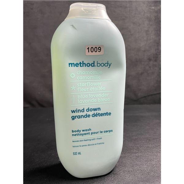 Method Body Wash - Wind Down (532ml) Chamomile, Star Flower, & Blue Lavender Scent - New
