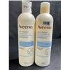 Image 1 : Lot of 2 Aveeno Skin Relief Shower & Bath Oil (295ml) Fragrance-Free - New