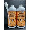 Image 1 : 2 Bottles of Pure Wild Alaskan Salmon Oil by Natural Dog Company (946ml Each) - New