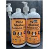 Image 1 : 2 Bottles of Pure Wild Alaskan Salmon Oil by Natural Dog Company (946ml Each) - New