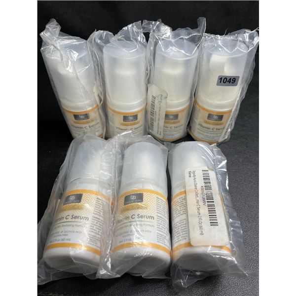 Lot of 7 Beauty Aura Divine Collection Vitamin C Serums (60ml) Skin Restoring Formula - New