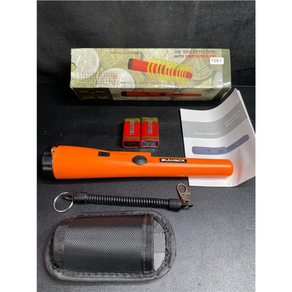 1 Bulvack Metal Detector Tool with Pinpointing Tip & LED Light - New in Box