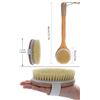 Image 2 : 2 Vaslon Professional Body Scrub Brushes with Exfoliating Hand Brush - New