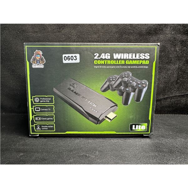 1 Retro Game Stick Console Loaded with 20,000+ Games! Plug & Play Design with 2 Controllers - New!