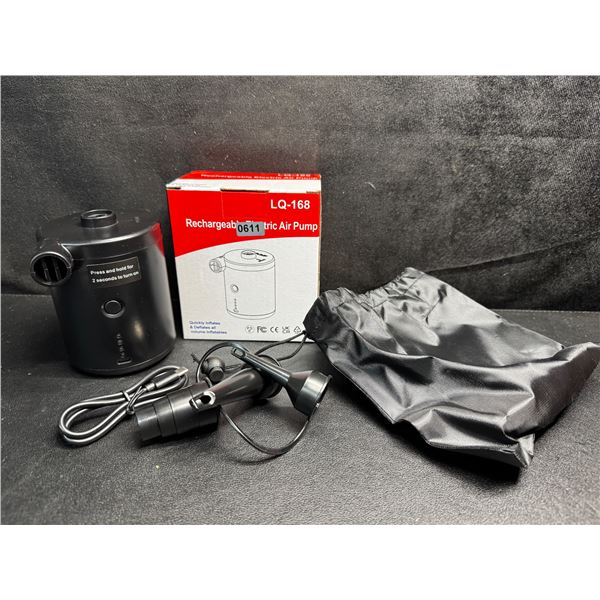 Portable USB-C Rechargeable Electric Air Pump - Cordless Quick Inflator/Deflator Pump - Brand New!