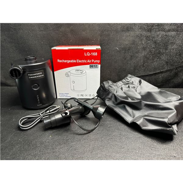 Portable USB-C Rechargeable Electric Air Pump - Cordless Quick Inflator/Deflator Pump - Brand New!