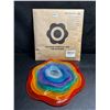 Image 6 : 1 6-Pack of Colourful Silicone Stretch Food Storage Lids - 6 Various Sizes - New