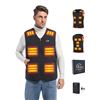 Image 1 : Rritzan Men's Heated Vest with Battery Pack (Size XXL) 3 Temp Levels - NEW SEALED!