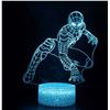 Image 1 : Spiderman 3D Illusion Lamp with Changeable Colours - Includes Base Remote and Display - New