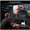 Image 9 : Happrun KC7 Full HD 4K Smart Projector with Wifi & Bluetooth/Built-In Apps, Dolby Audio - BRAND NEW!