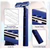 Image 2 : 1 Pack of 30 Double Blade Disposable Shaving and Grooming Razors - New