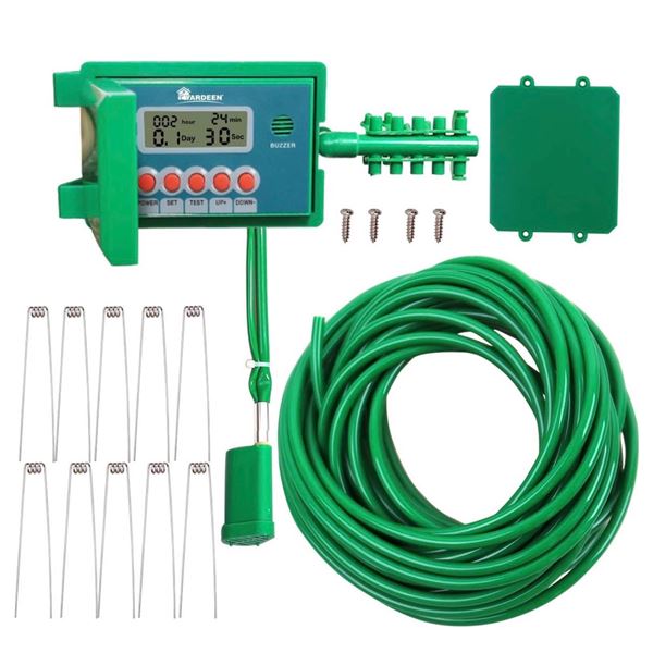 Yardeen Micro Automatic Drip Irrigation Kit - Self Watering System with Sprinkler Controller - New