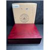 Image 1 : 1 Cherry Finish Spanish Cedar Humidor Box with Magnetic Seal & Humidifier Gel - New