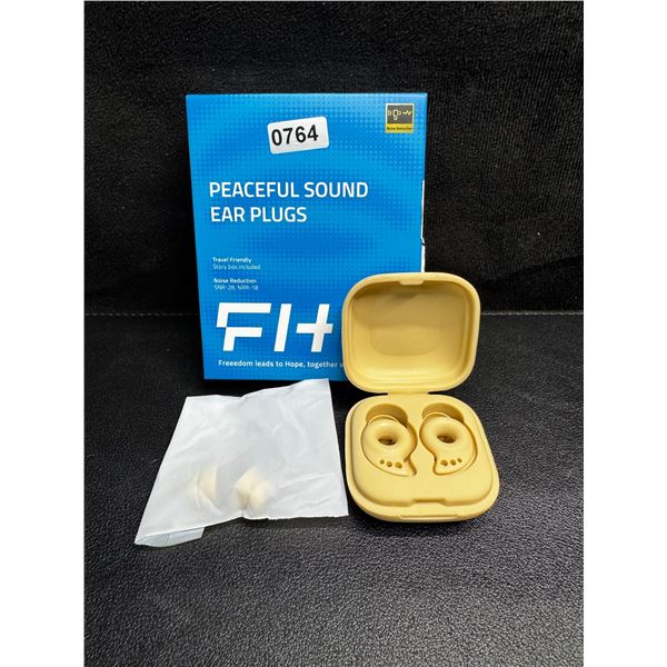 FHG Premium Soft Touch Silicone Ear Plugs with Case for Noise Reduction up to 28DB - New