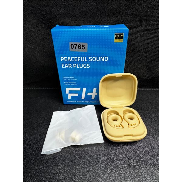 FHG Premium Soft Touch Silicone Ear Plugs with Case for Noise Reduction up to 28DB - New