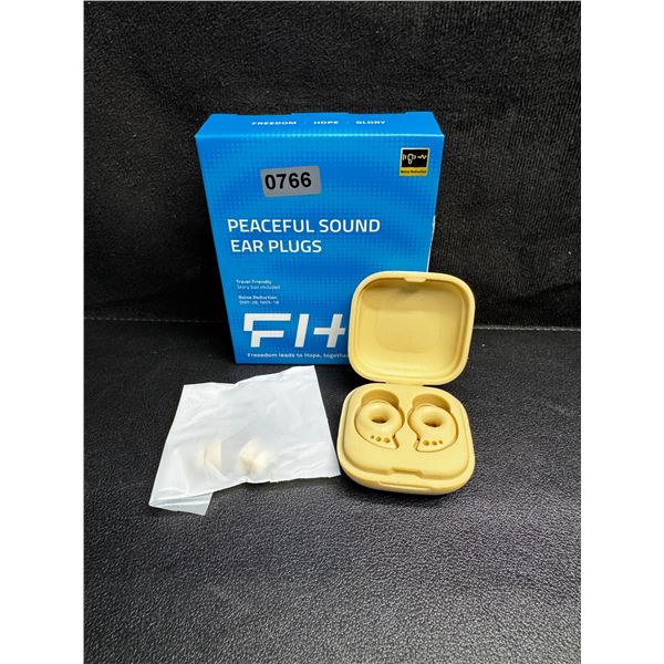 FHG Premium Soft Touch Silicone Ear Plugs with Case for Noise Reduction up to 28DB - New