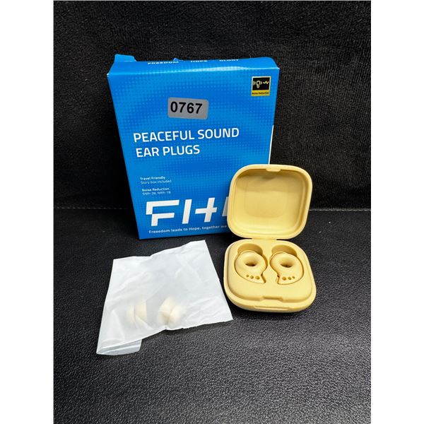 FHG Premium Soft Touch Silicone Ear Plugs with Case for Noise Reduction up to 28DB - New